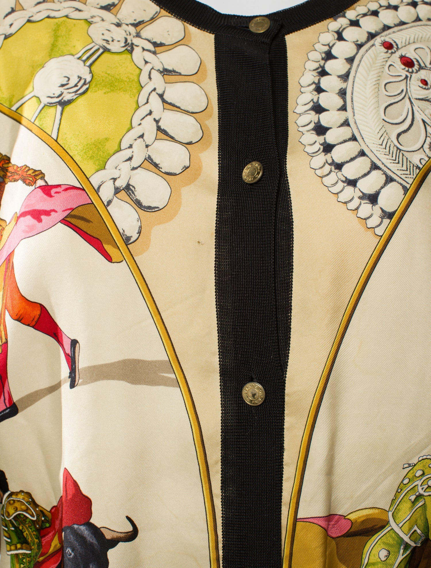 Hermès Silk Printed Sweater